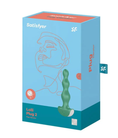 Satisfyer Lolli-Plug 2 Vibrating Anal Plug Green