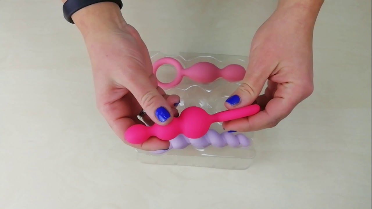Satisfyer Plugs Black Anal Toy Set (Set of 3) – Booty Call, max diameter 3 cm