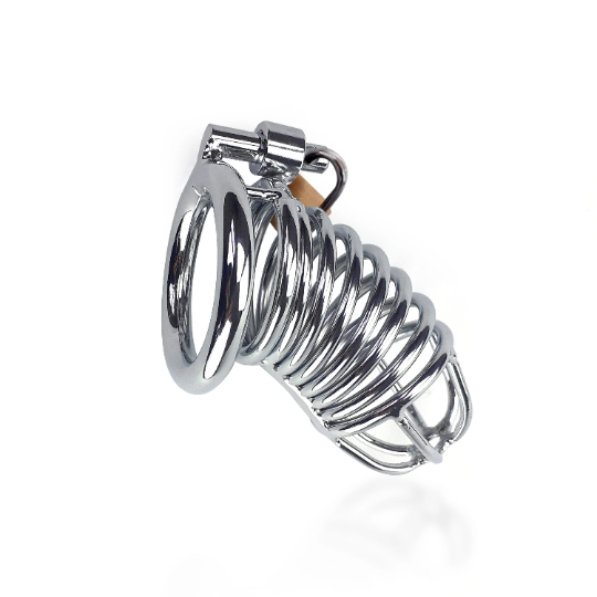 Metal male bdsm chastity cage
