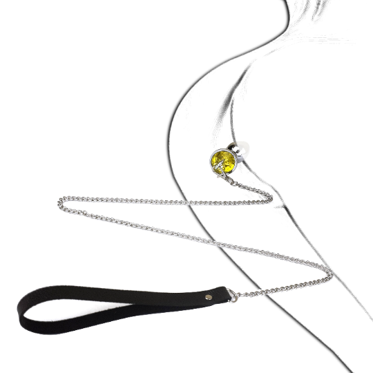 bdsm butt plug with chain lead