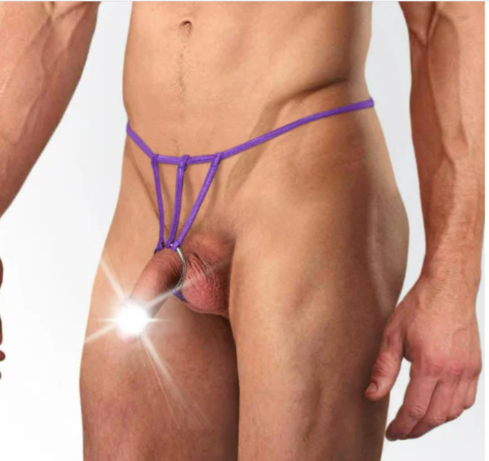 Sexy erotic men panties with ring