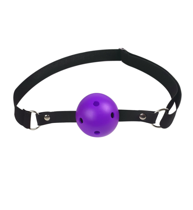 BDSM Ball gag violet