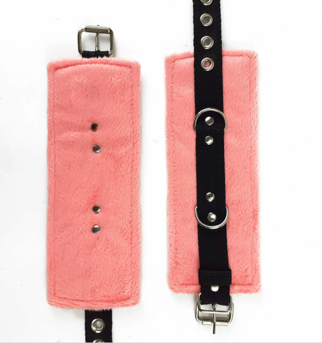 Soft bdsm hog tie bondage kit restraints