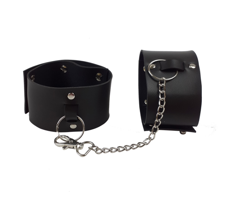 bdsm leather bondage legs cuffs