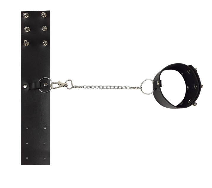 bdsm leather bondage legs cuffs