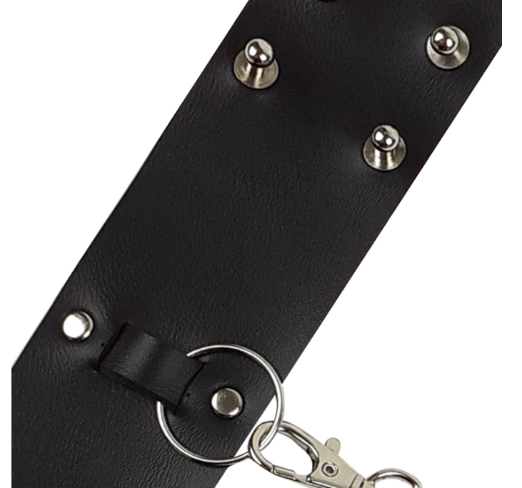 bdsm leather bondage legs cuffs
