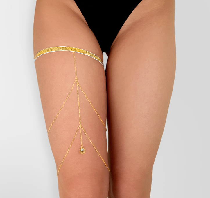 Leg chain jewelry