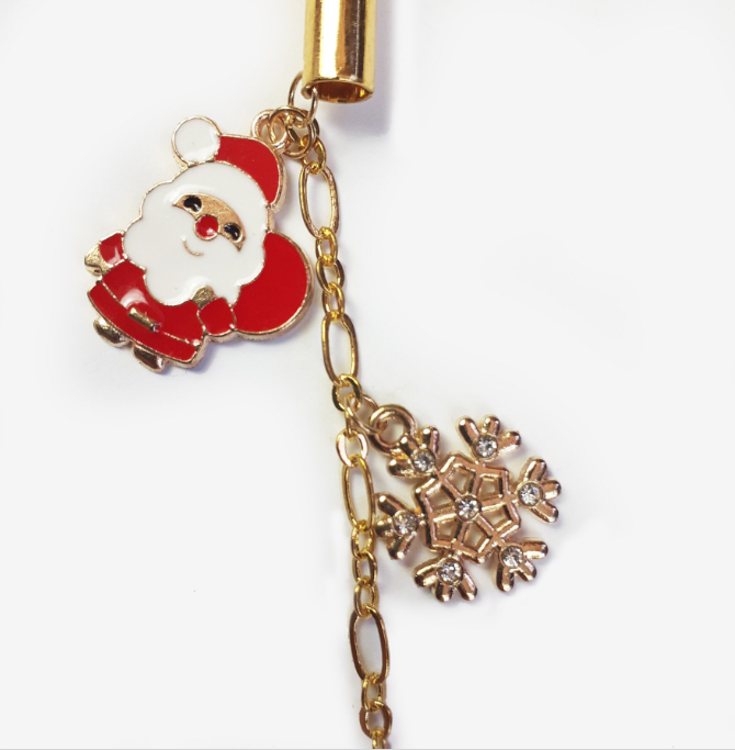 Christmas bdsm nipple clamps