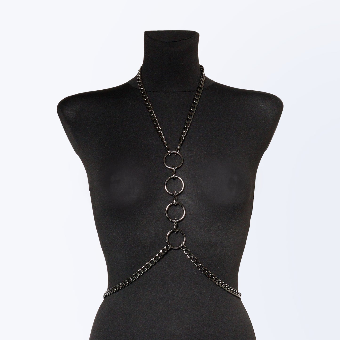 Chain Body Harness – Bold, Stylish & Unapologetically You, Black