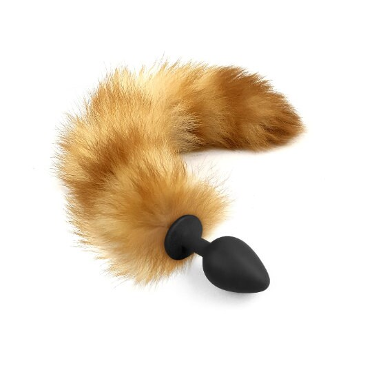Tail silicone butt anal plug