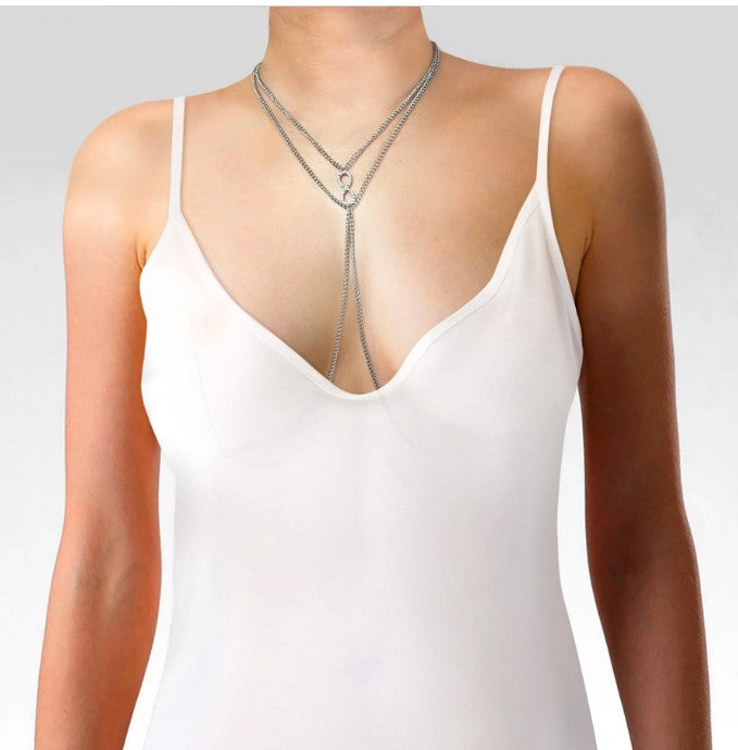Nipple jewelry, sexy body chain