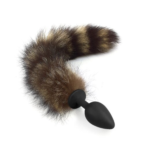 Tail silicone butt anal plug