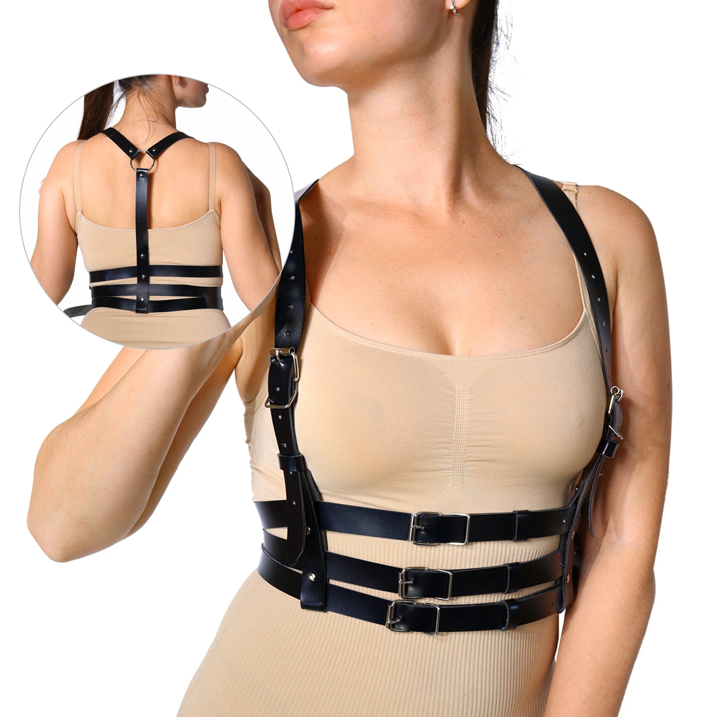 Versatile Chest Harness – Bold, Elegant & Seductive size L-2XL