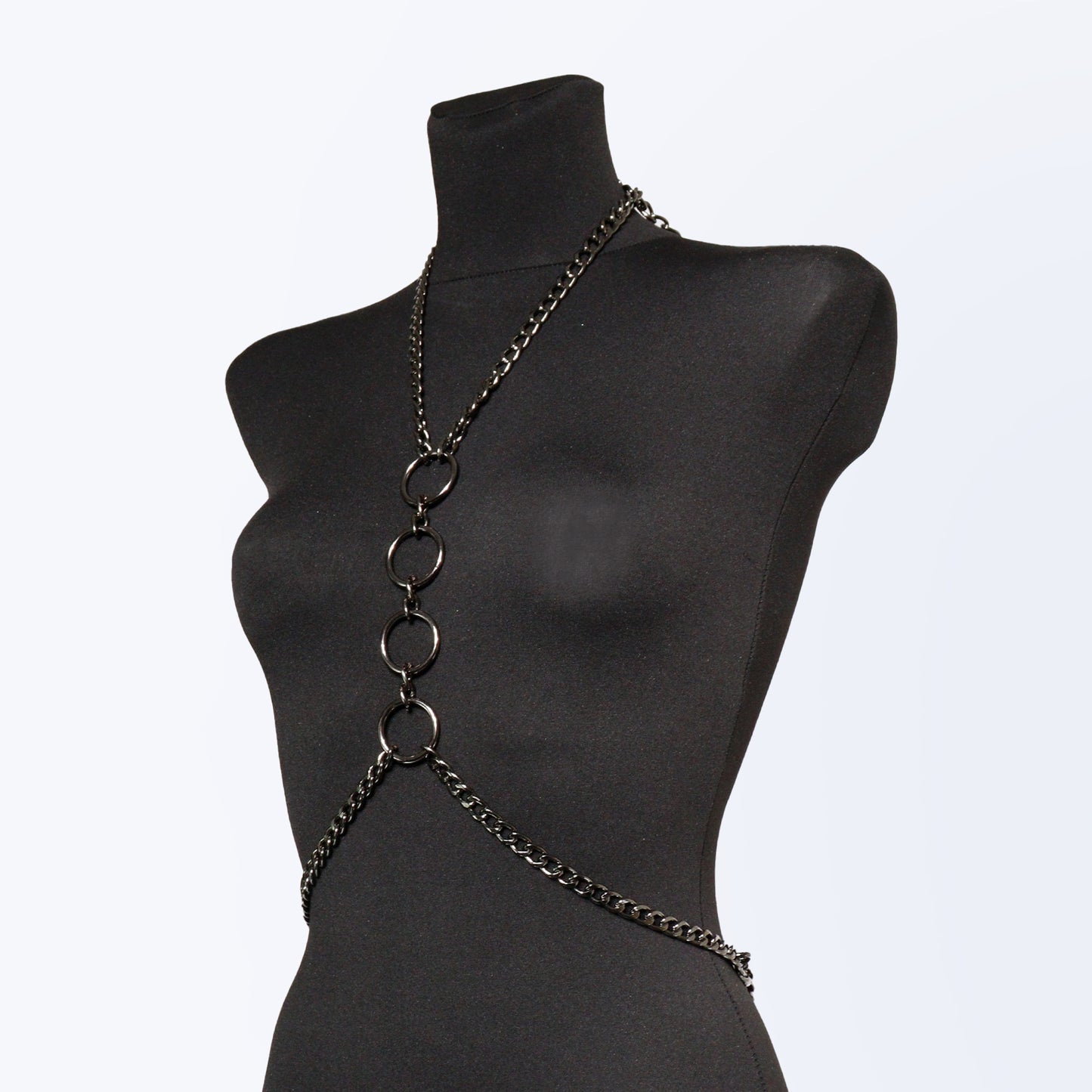 Chain Body Harness – Bold, Stylish & Unapologetically You, Black