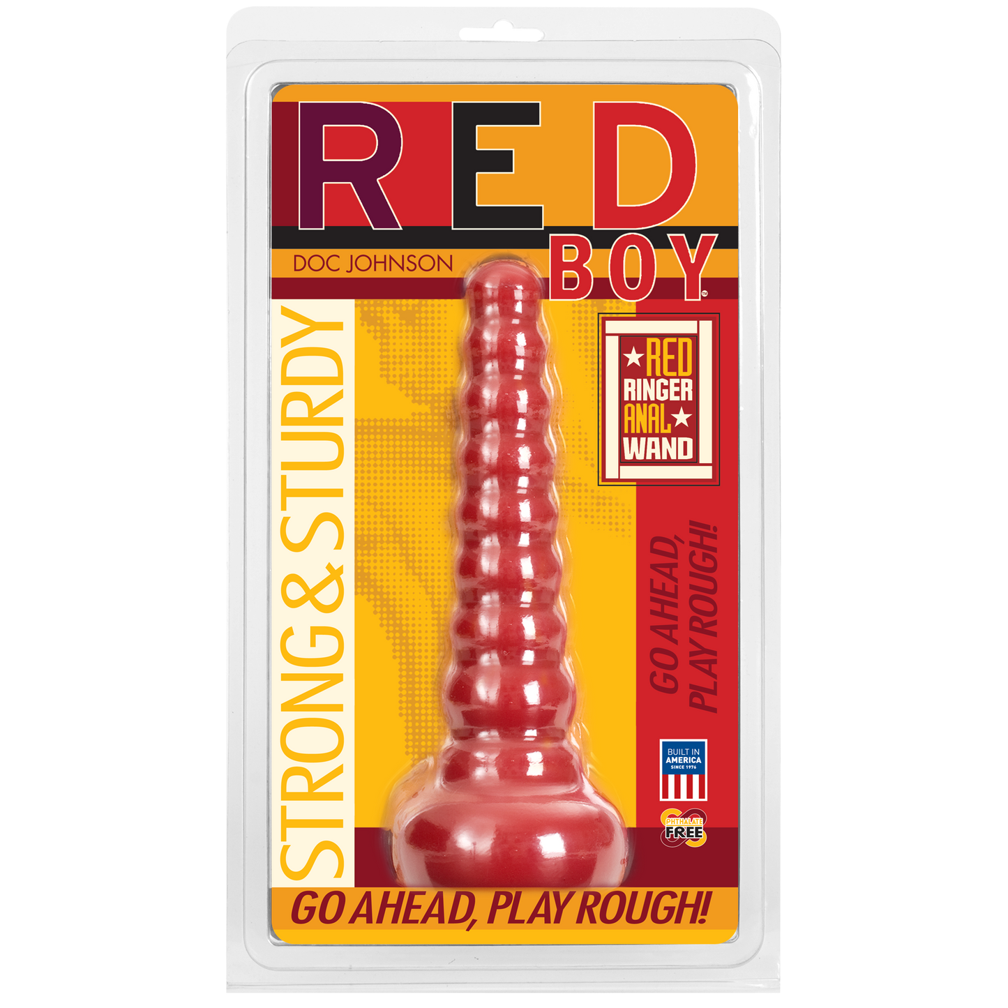 Doc Johnson Red Boy – Red Ringer Anal Wand, max diameter 4.5 cm
