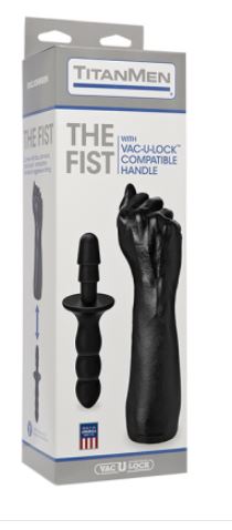 Doc Johnson TitanMen The Fist with Vac-U-Lock Compatible Handle, diameter 7.6 cm