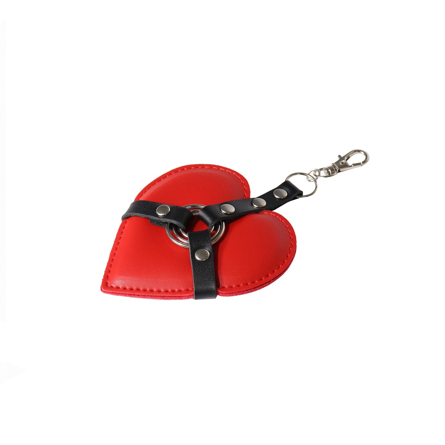 Heart Angel Carabiner Keychain — A Bold Touch of Rebellion