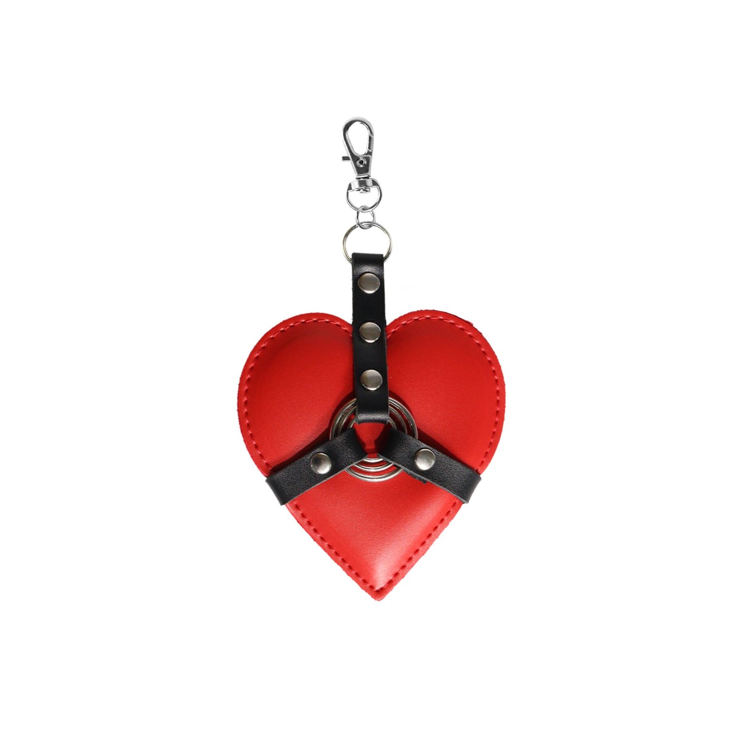 Heart Angel Carabiner Keychain — A Bold Touch of Rebellion