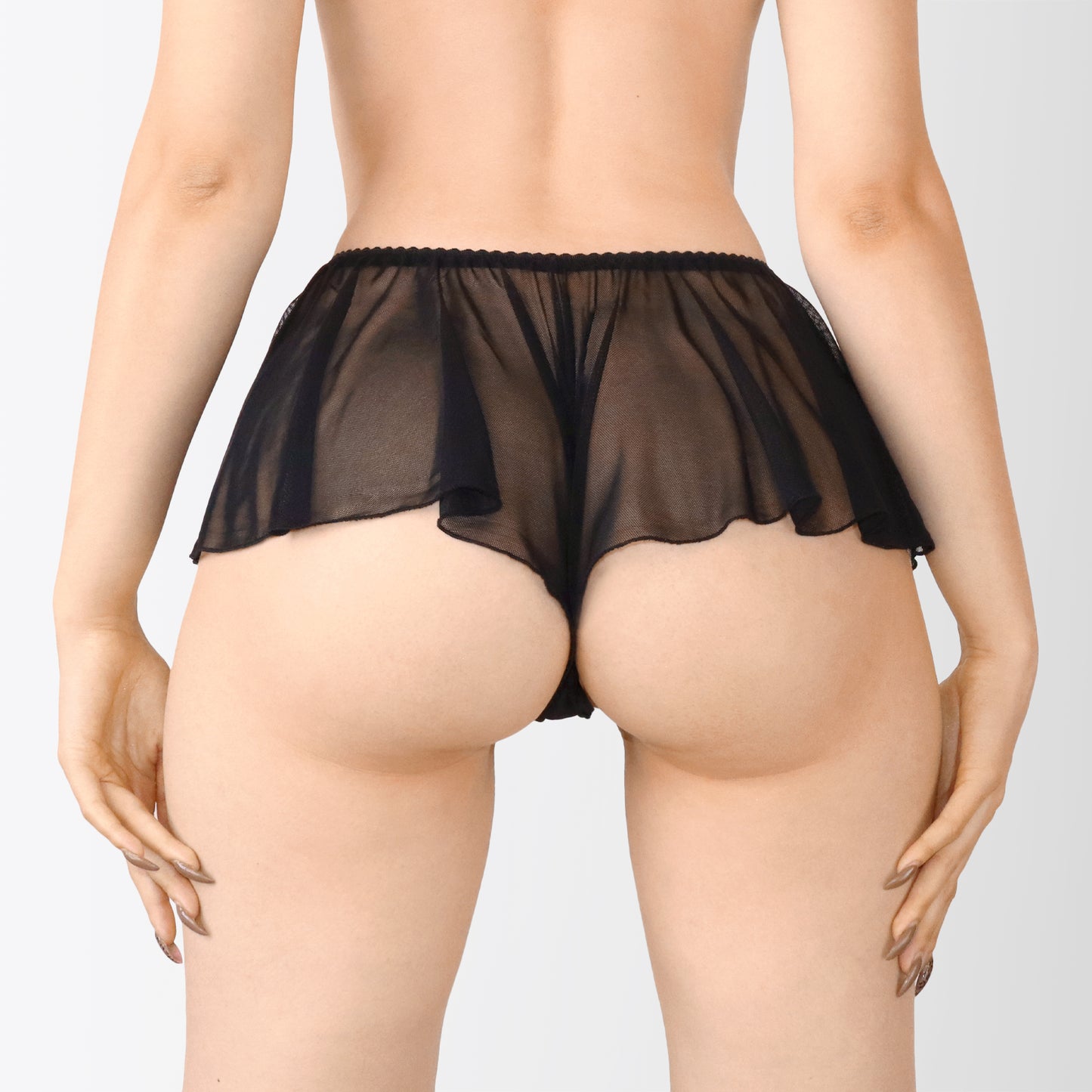 Elegant Sheer Pajama Set – Comfort & Seduction size L-2XL, Black