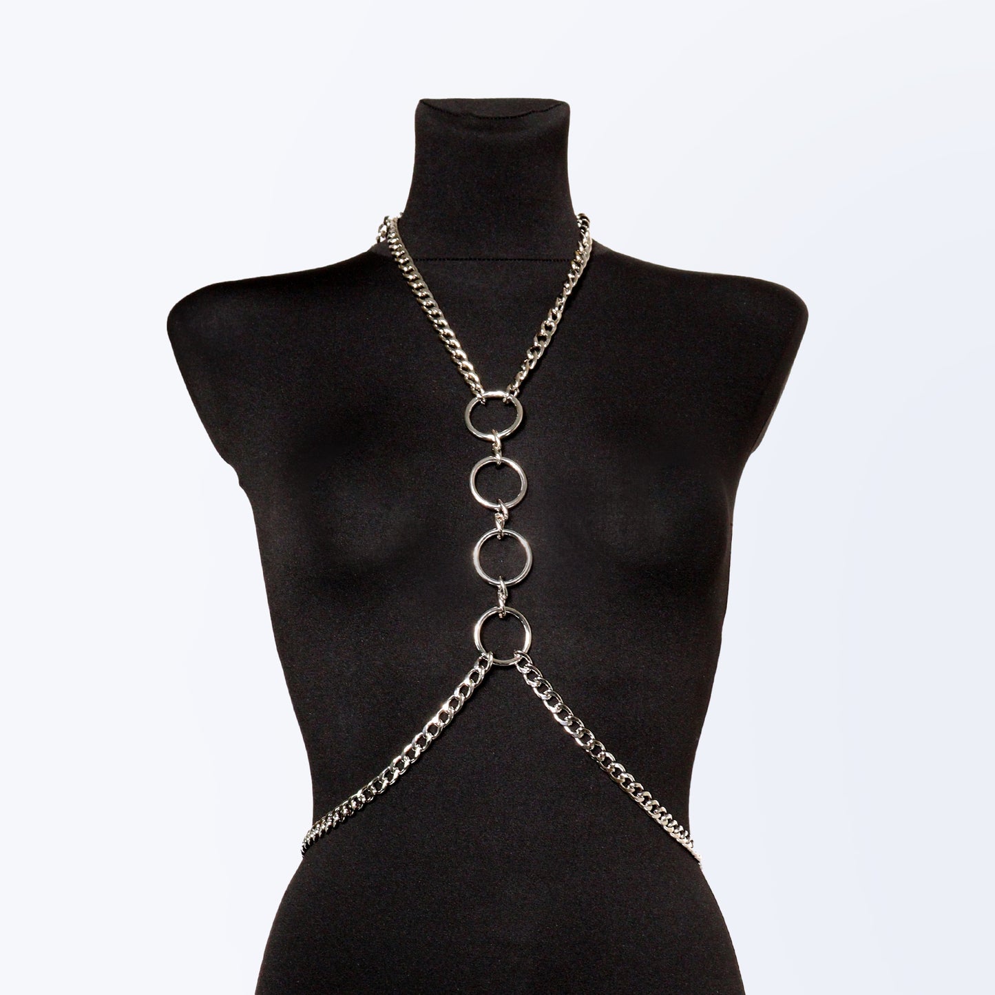 Chain Body Harness – Bold, Stylish & Unapologetically You, Silver