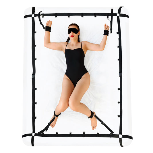 Bed restraint kit, under bed restraints, bed straps, mattress bondage