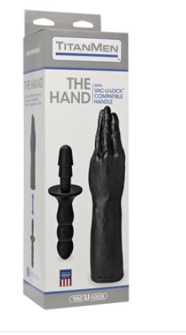 Doc Johnson TitanMen The Hand with Vac-U-Lock Compatible Handle, diameter 6.9 cm