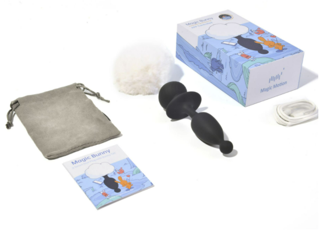 Magic Motion Bunny smart vibrating anal plug with a fluffy tail