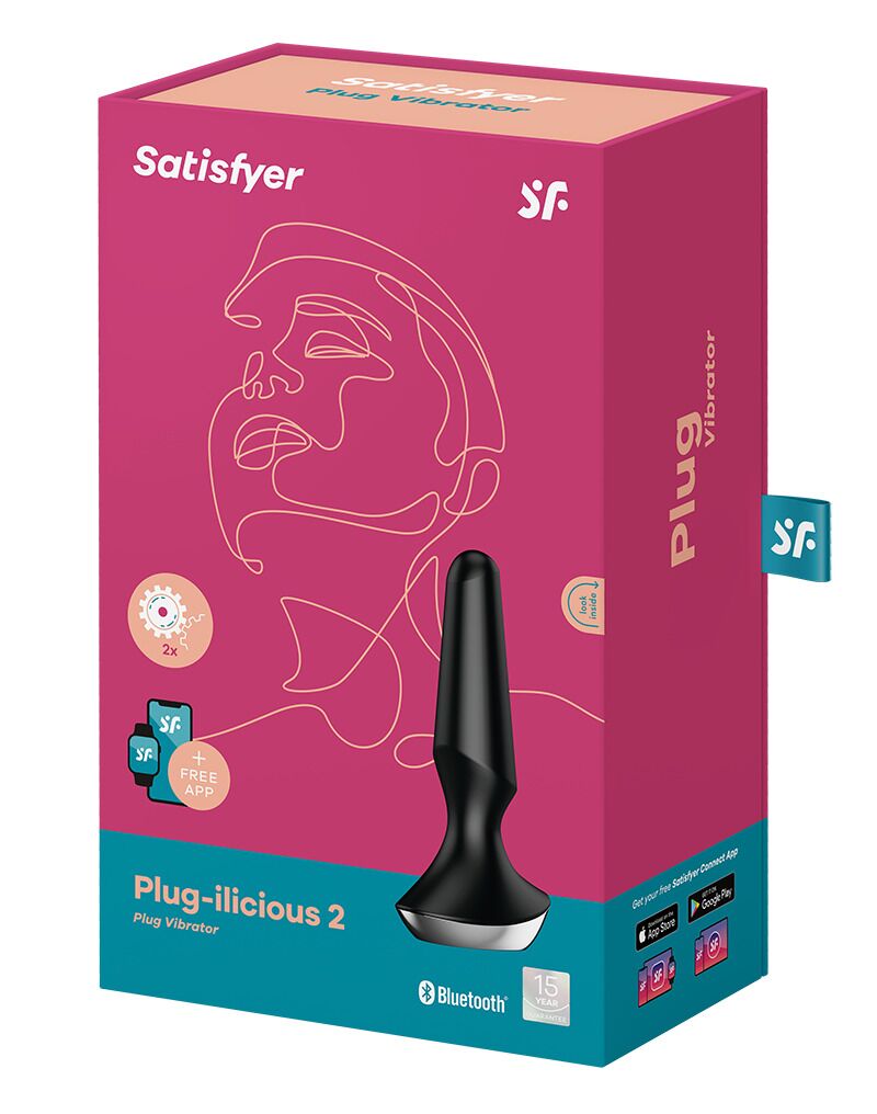 Satisfyer Plug-ilicious 2: Dual-Motor Smart Vibrating Anal Plug