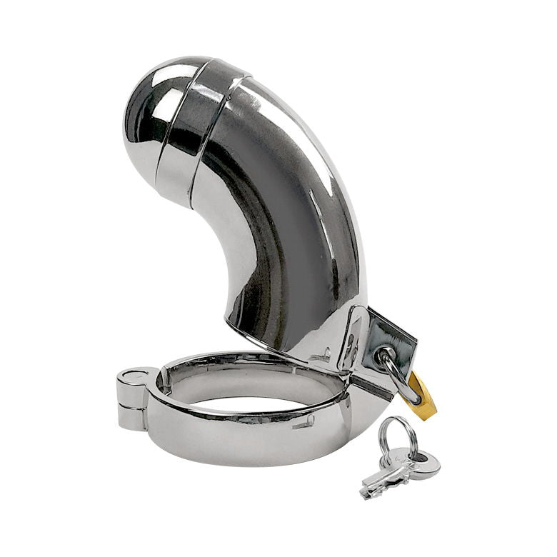 Metal male bdsm chastity cage