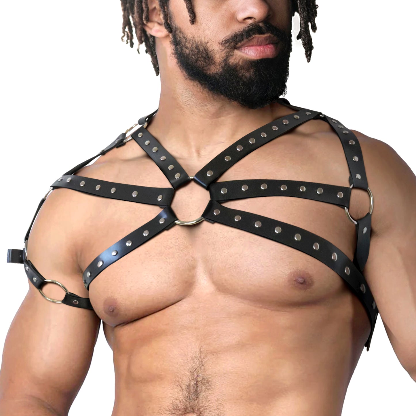 Men’s Leather Harness Art of Sex – Ares size L-2XL