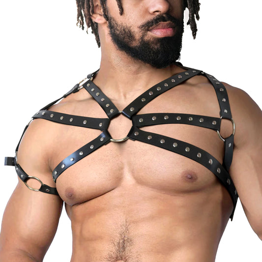 Men’s Leather Harness Art of Sex – Ares size L-2XL