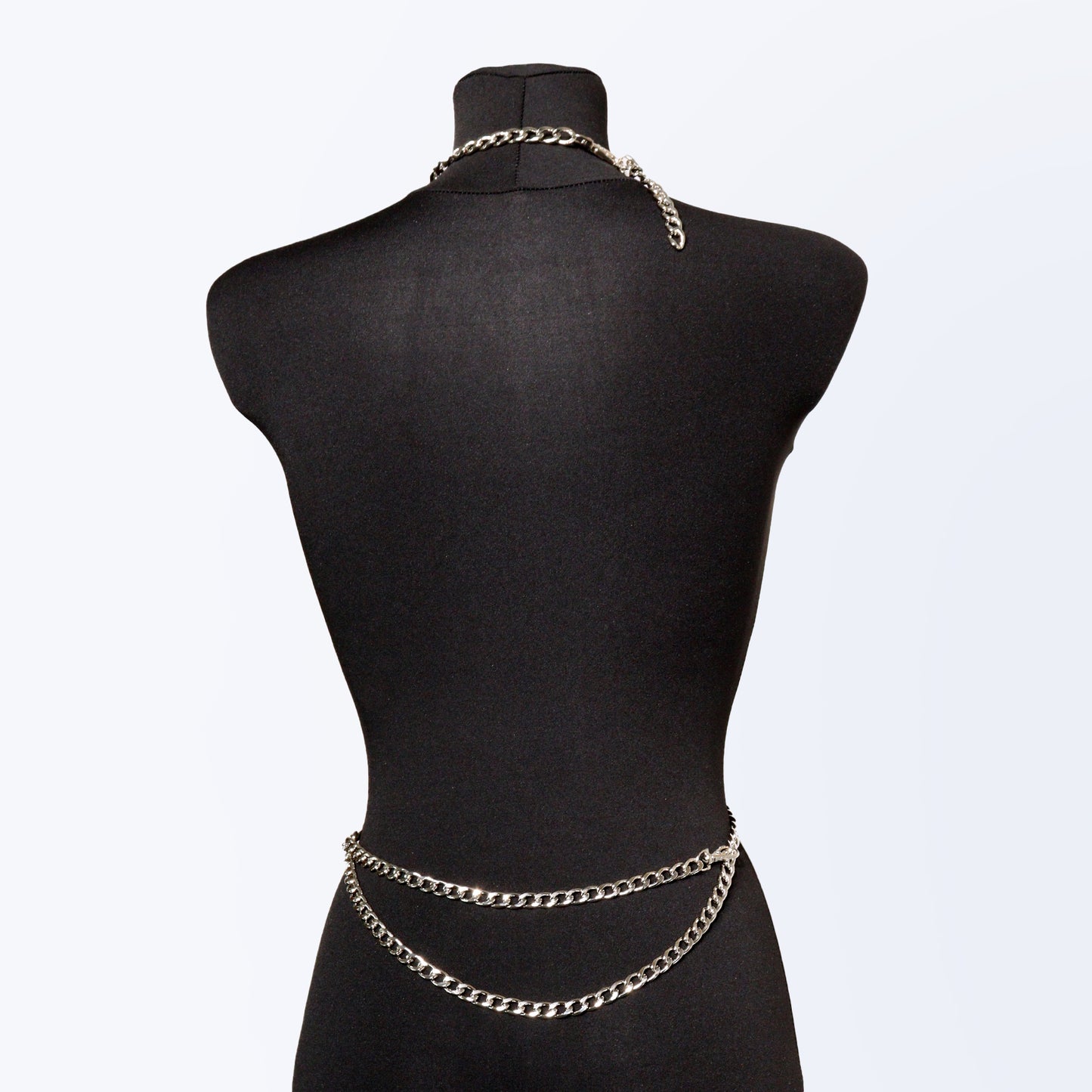 Chain Body Harness – Bold, Stylish & Unapologetically You, Silver
