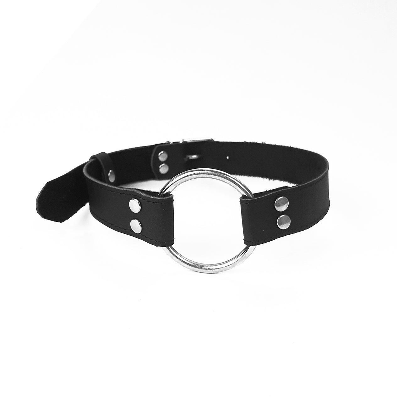 leather bdsm o-ring gag