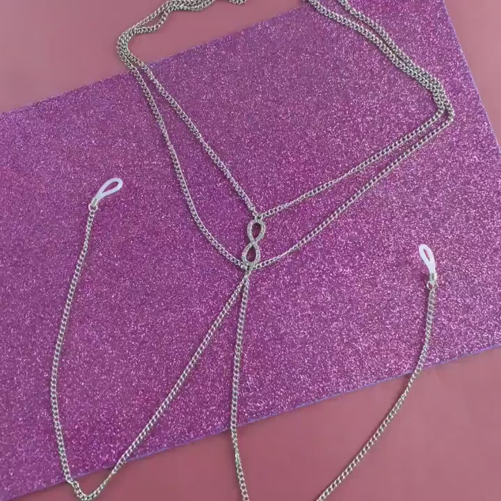Nipple jewelry, sexy body chain