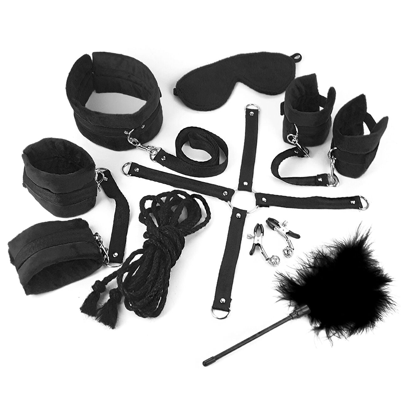 boundage gear Unleash Your Desires with our Comprehensive Soft Touch BDSM Set