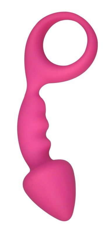 Anal plug Adrien Lastic Budy Pink with stimulating neck, max diameter 2.5 cm