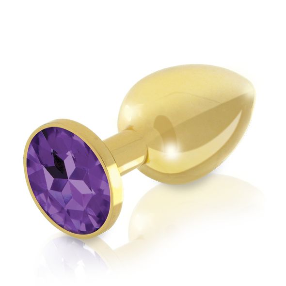 RIANNE S Booty Plug Luxury Set – Metal Anal Plug Set with Crystal, diameters 3 cm and 3.5 cm
