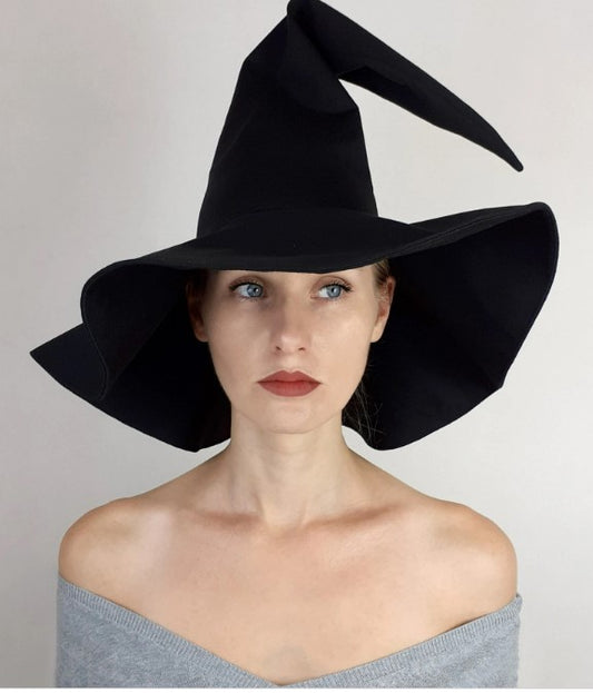 Black witch Halloween hat