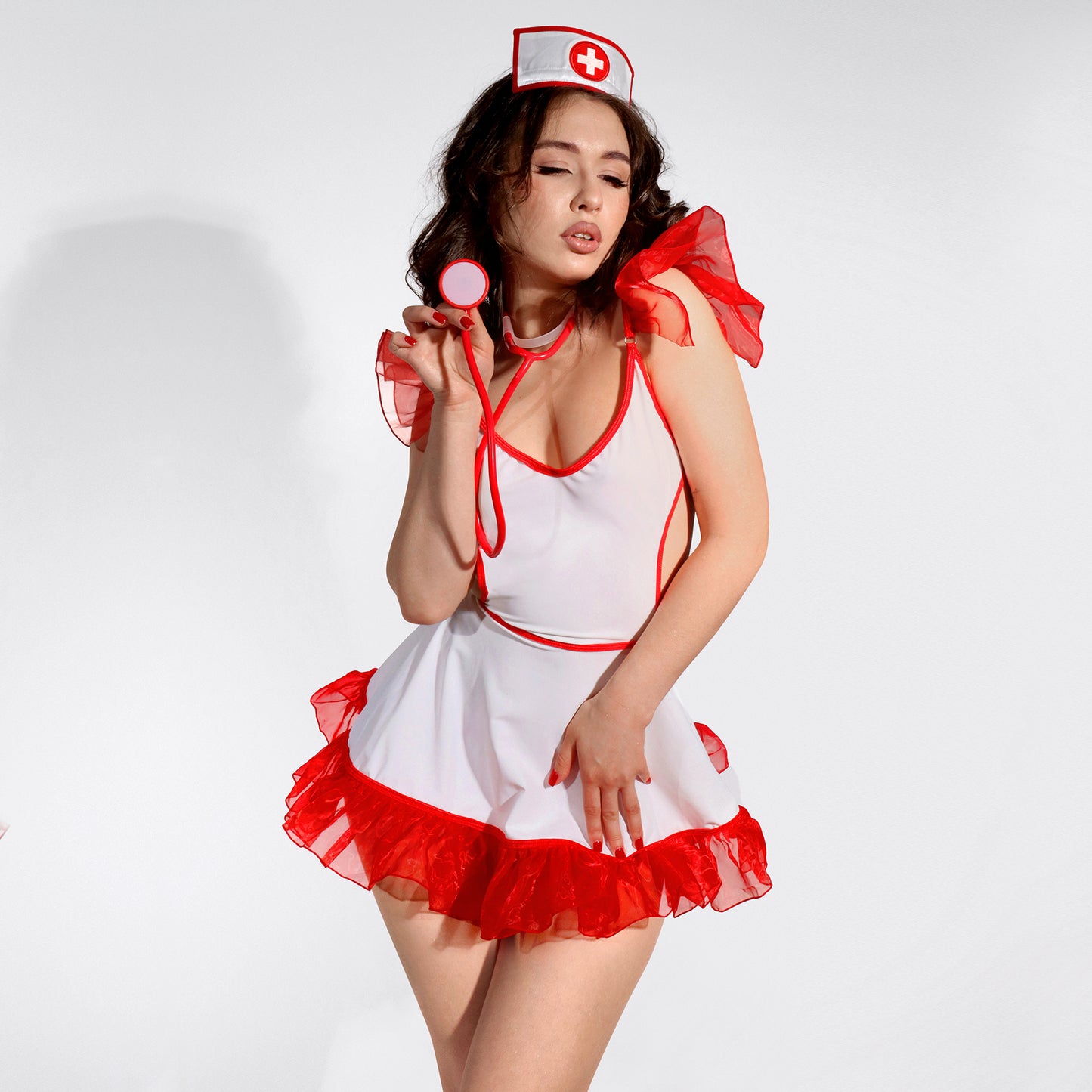 Seductive Nurse Fantasy Costume size L-2XL