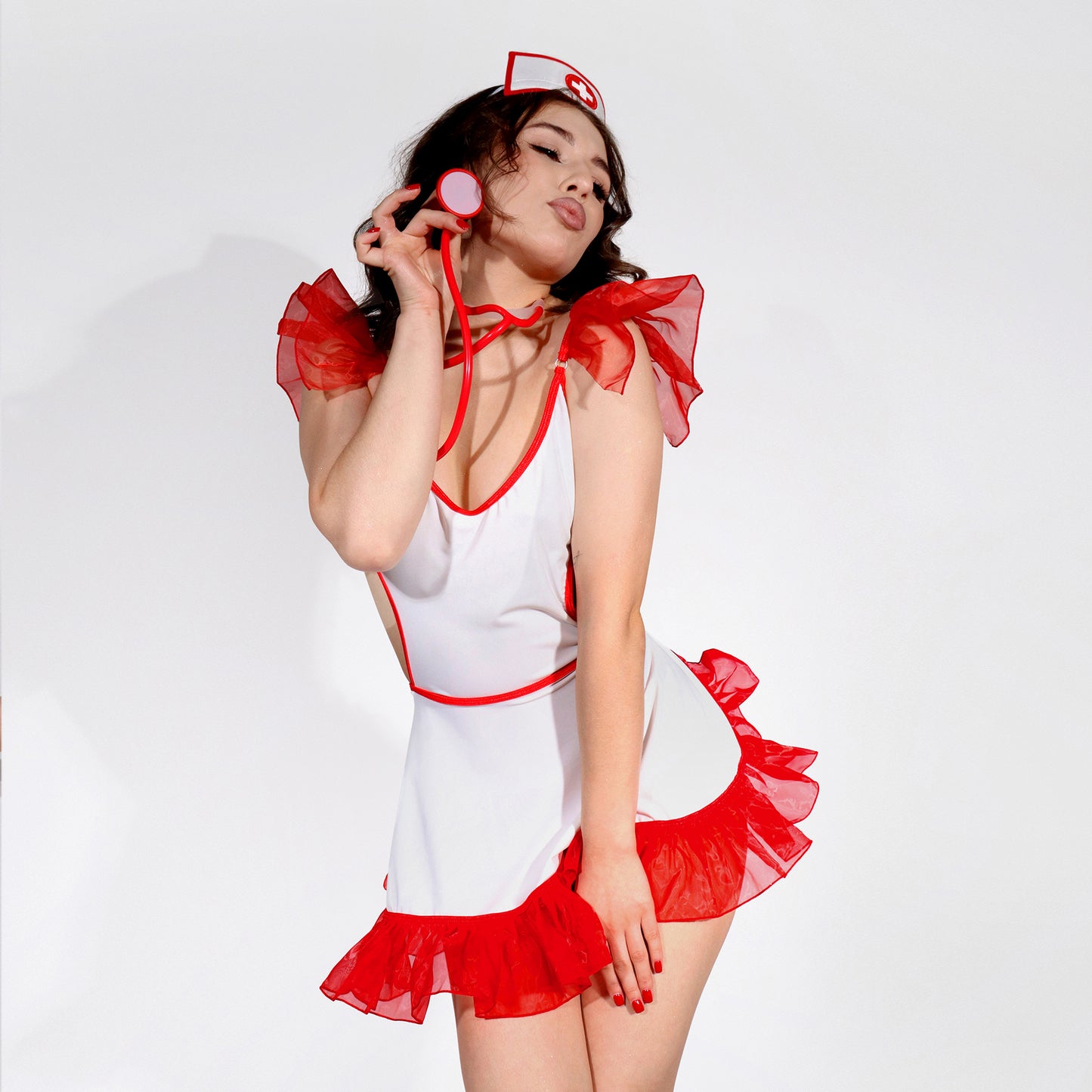 Seductive Nurse Fantasy Costume size L-2XL