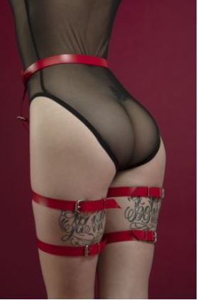 Feral Feelings Garters - Garter (Red) size S, M, L