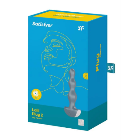 Lolli Plug 2 vibrating butt plug Ice Blue