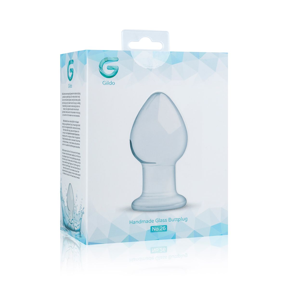 Glass anal plug Gildo Glass Buttplug No. 26