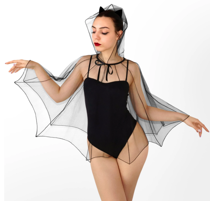 Bat Wing Hooded Cape