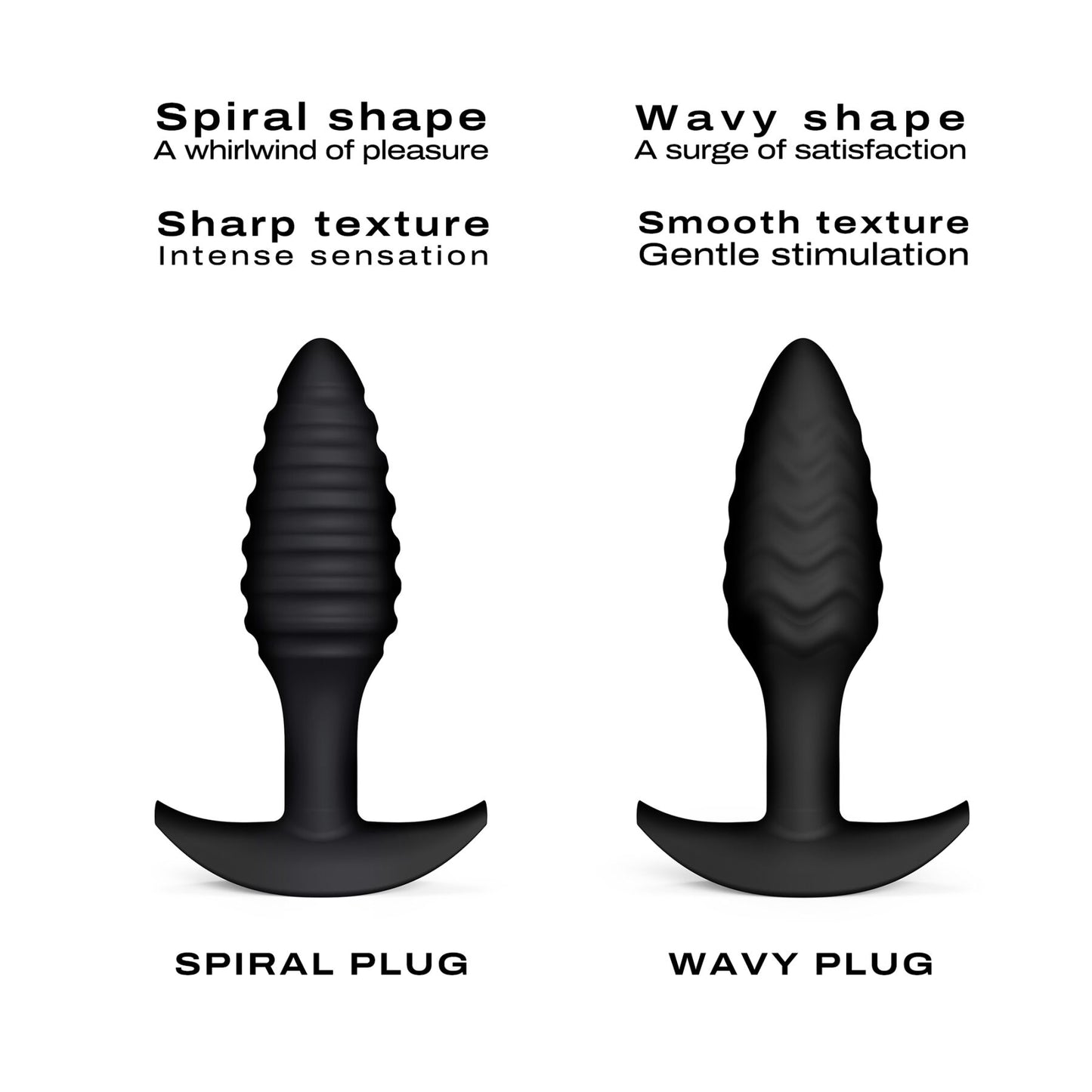 Dorcel WAVY PLUG Anal Plug, 3 cm diameter, silicone