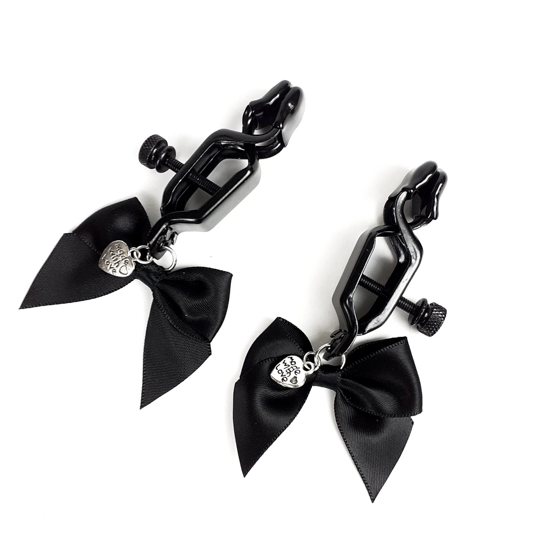 Nipple clamps Black bow