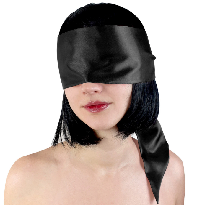 Silk blindfold