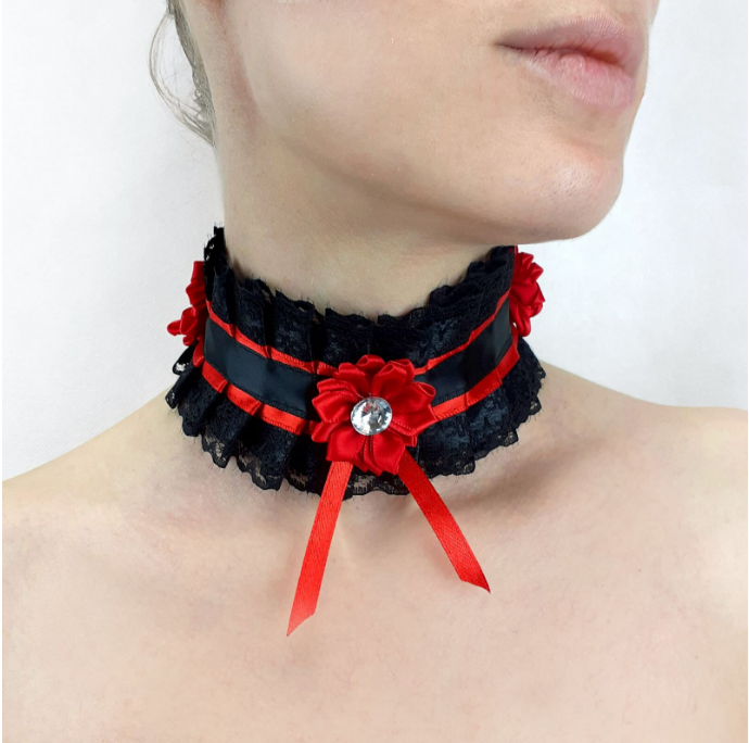 lace neck choker