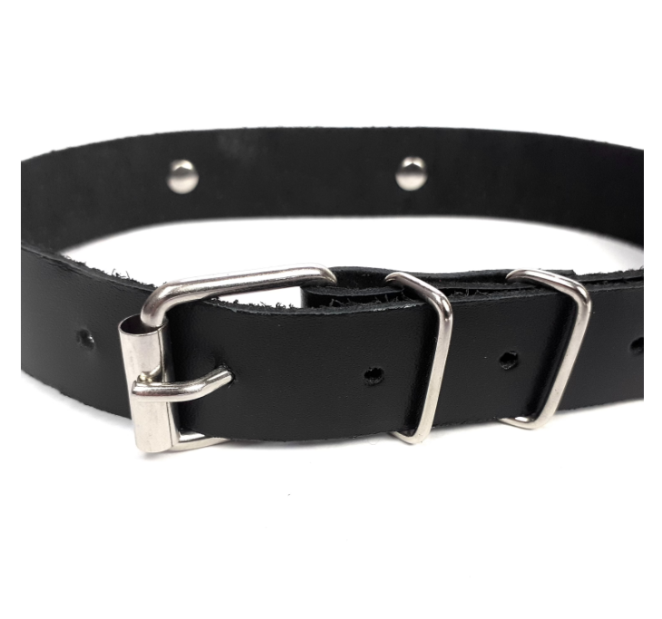 Personalized leather bdsm chocker collar