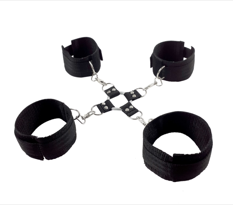 bdsm hog tie bondage handcuffs kit restraints